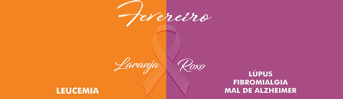 Fevereiro Laranja e Roxo